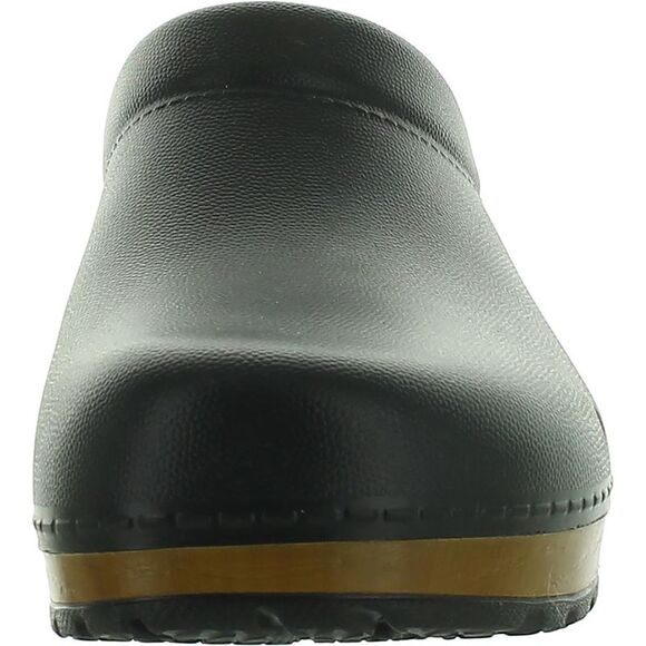 Dansko Mens Kane Mens Molded Black Slip On Comfort Mules Clogs Shoes NWT - Picture 3 of 3